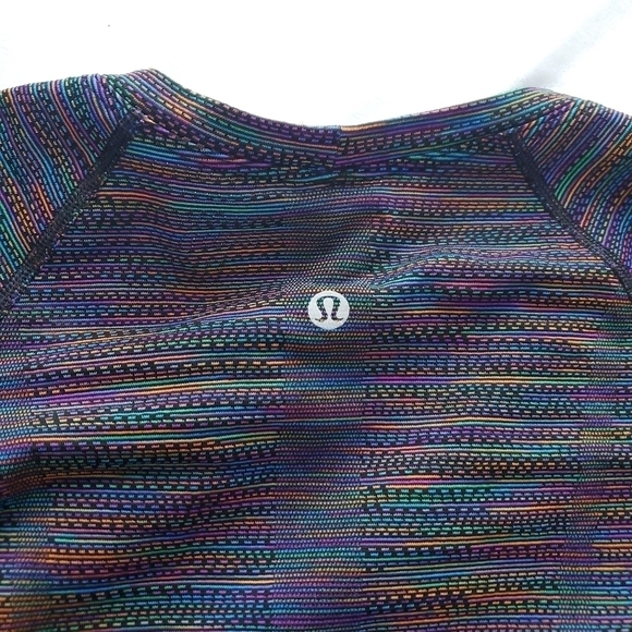 Lululemon Rainbow Long Swiftly Tech 2.0 Longsleeve Size 6 - Picture 10 of 11